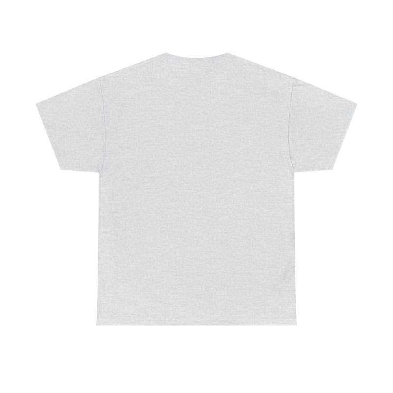 Plain white t-shirt with short sleeves.