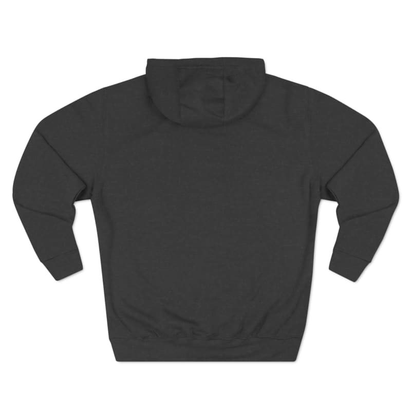 Black crewneck sweatshirt with long sleeves.