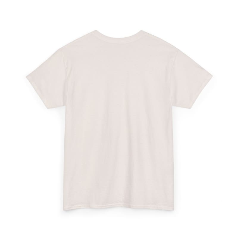 Plain white t-shirt with short sleeves.